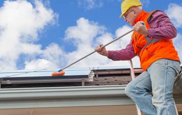 Llandruidion soft wash roof cleaning